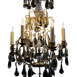 lustre cage , France vers 1900