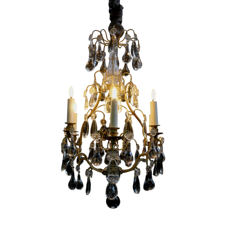 lustre cage , France vers 1900