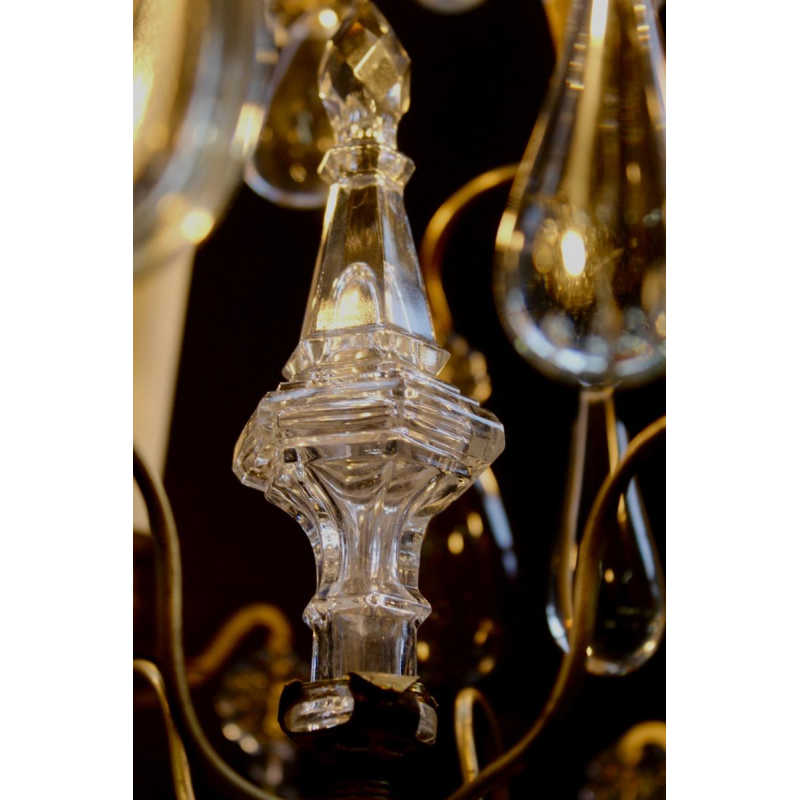 lustre cage , France vers 1900