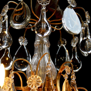 Cage chandelier, France circa 1900