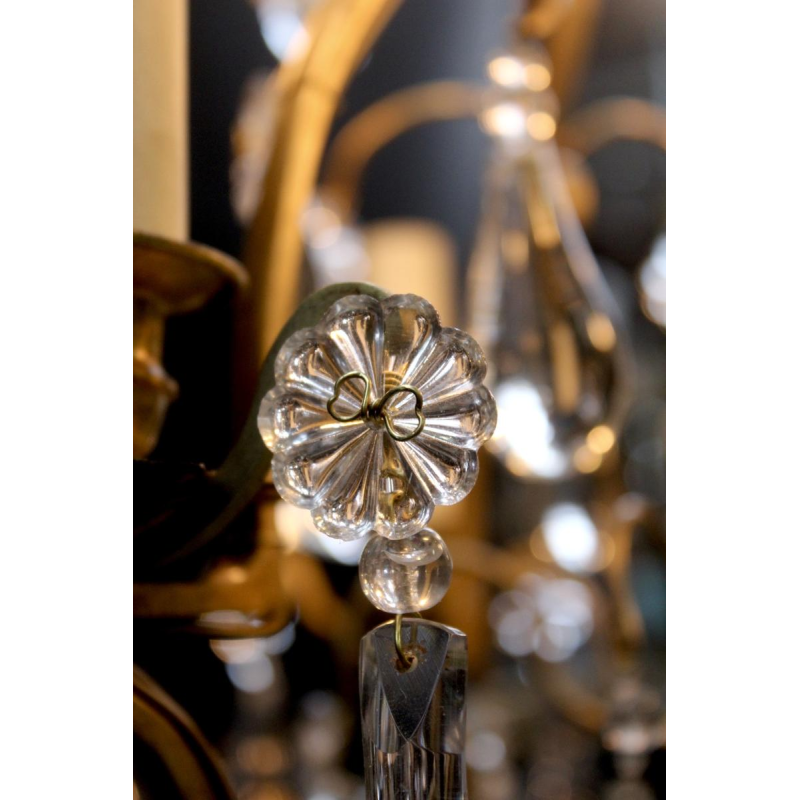 Cage chandelier, France circa 1900