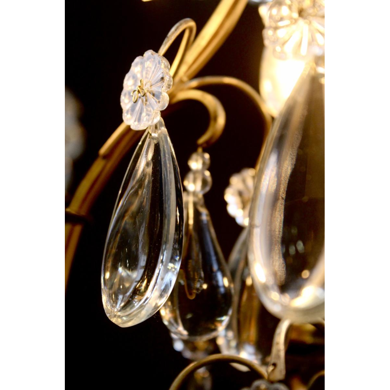 lustre cage , France vers 1900