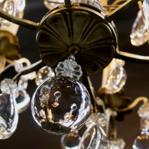 lustre cage , France vers 1900