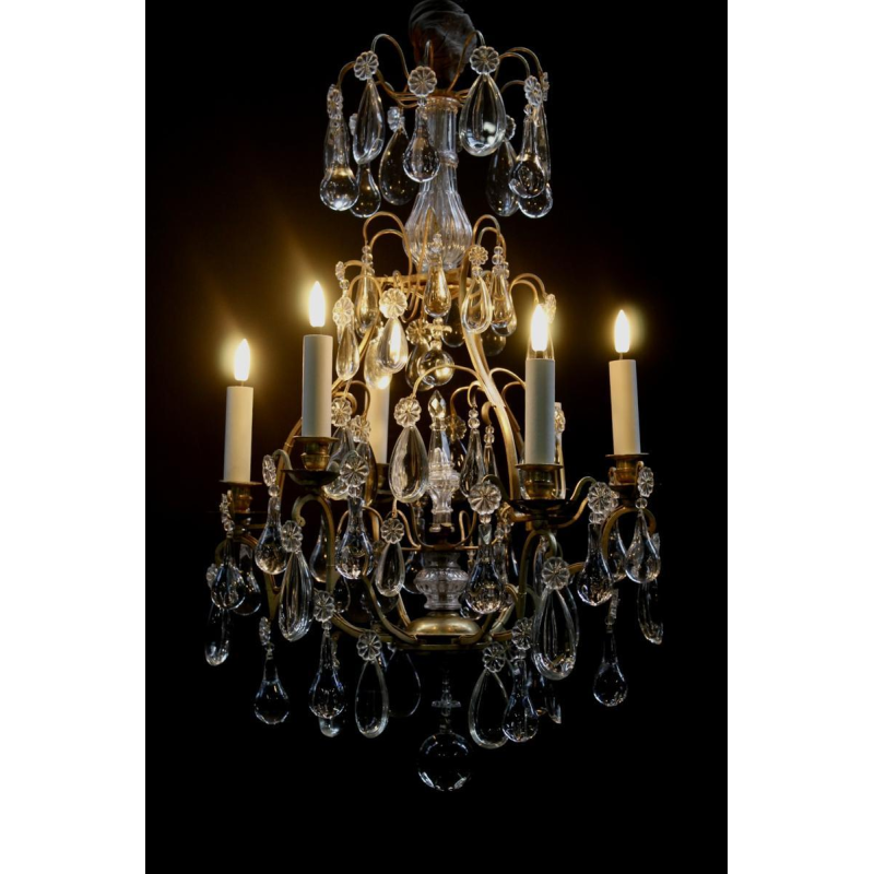 lustre cage , France vers 1900