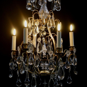 Cage chandelier, France circa 1900