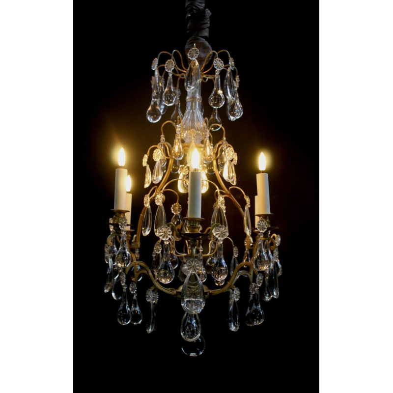 lustre cage , France vers 1900