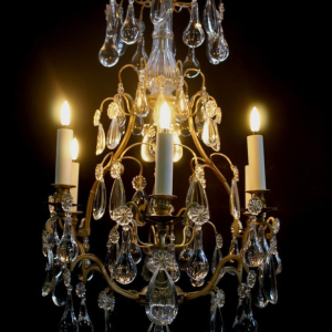 lustre cage , France vers 1900