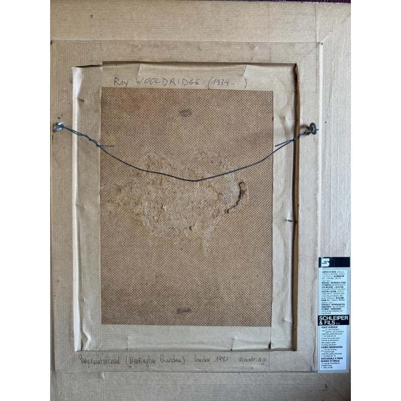 Ray WOOLDRIDGE peinture huile sur panneau 1981