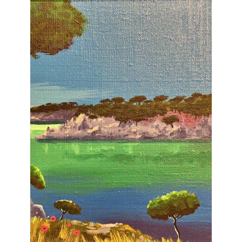 François Camus “The Pines” oil painting on canvas, Provençal landscape