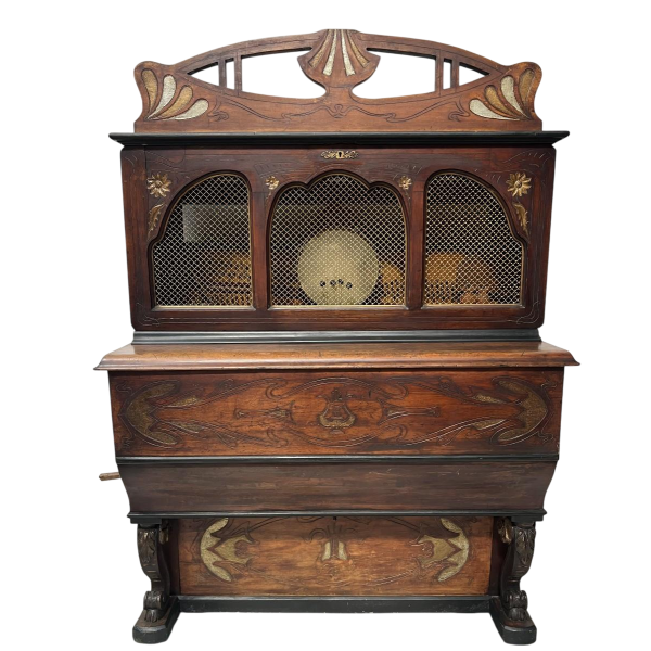 Piano mécanique Art Nouveau, Maison Bailleul à Lille, vers 1900