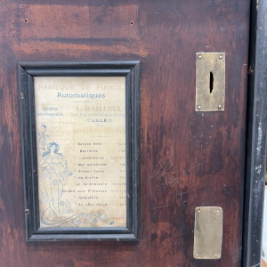 Piano mécanique Art Nouveau, Maison Bailleul à Lille, vers 1900