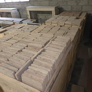 Antieke terracotta tegels uit de 19e eeuw - 68 m²