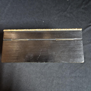 Théodore Année, Napoleon III period blackened wood jewelry box