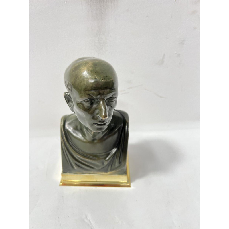 Buste de CICERON en bronze à patine brune, XX siècle