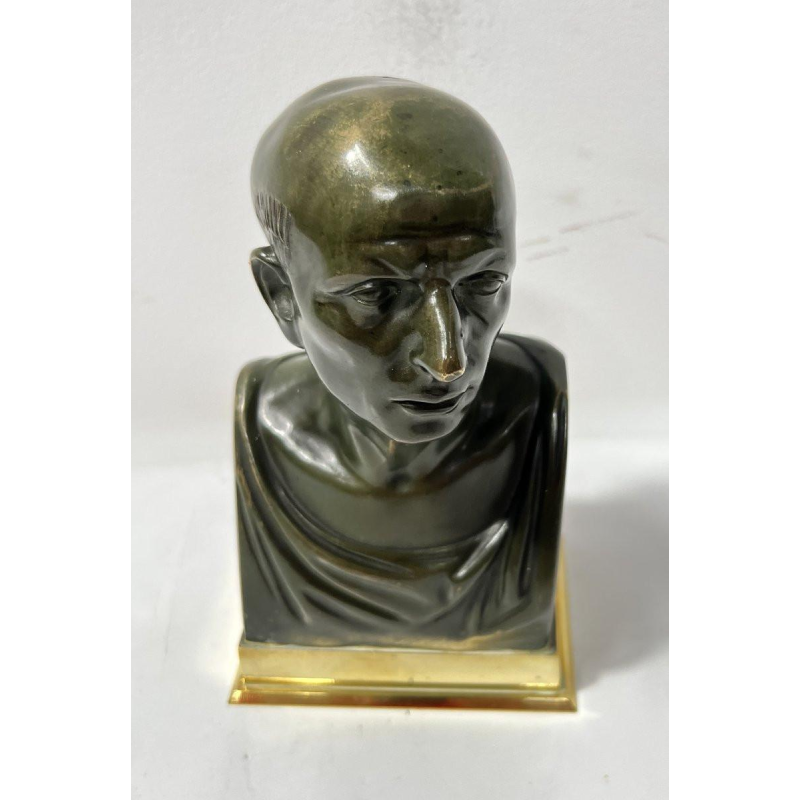 Buste de CICERON en bronze à patine brune, XX siècle