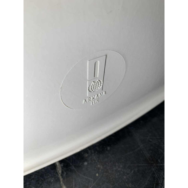 MAURICE BURKE pour ARKANA, Paire de chaises " Tulipe " pivotantes, 1960