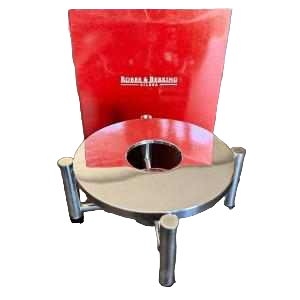 Robbe & Berkin, verzilverde metalen theepotverwarmer, Alta-plating