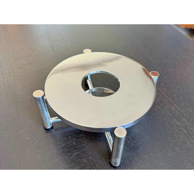 Robbe & Berkin, verzilverde metalen theepotverwarmer, Alta-plating