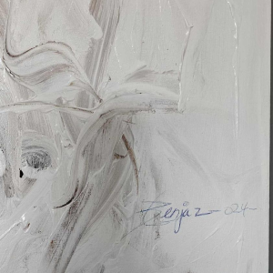 Benjamin NIYOMUGABO Elégance oil on canvas, 2024