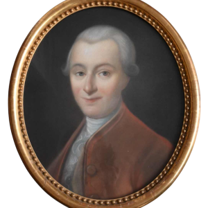 Portrait of a nobleman, pastel on paper, period LXVI, late 18th century