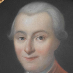 Portrait of a nobleman, pastel on paper, period LXVI, late 18th century