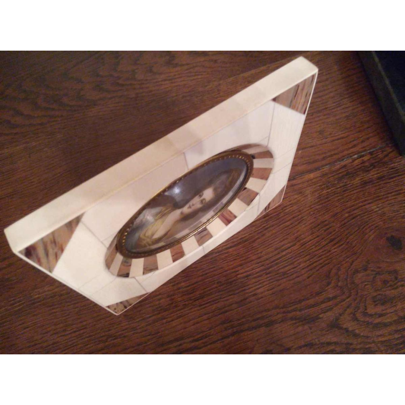 Gainsborough, peinture miniature sur ivoire représentant Madame Beaufoy, Angleterre XVIIIe s