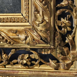 Georges Croegaert 'Elegante vrouw met een roos' schilderij olieverf op paneel, 19e eeuw