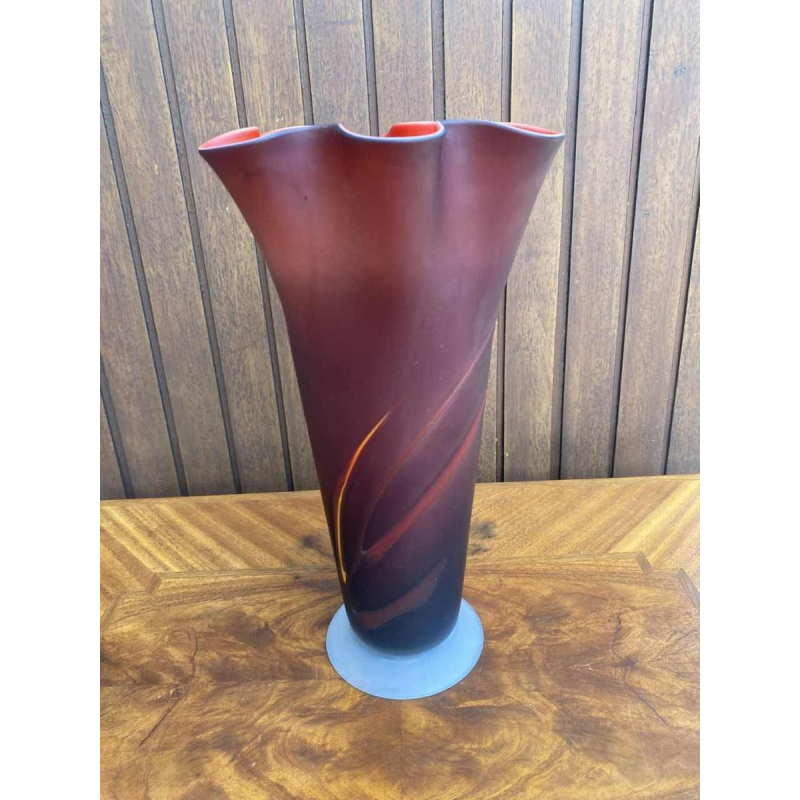 Murano, multi-layered glass vase, ca 1960