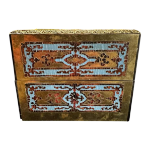 Théodore ANNEE, boîte à parfum émaillée estampillée, XIXe s