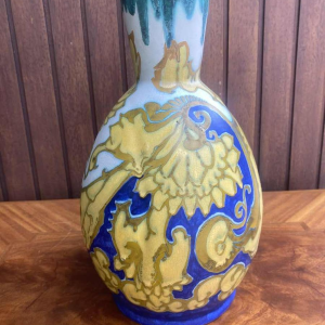 Henri Breetvelt pour Gouda, vase céramique Art Nouveau 1900