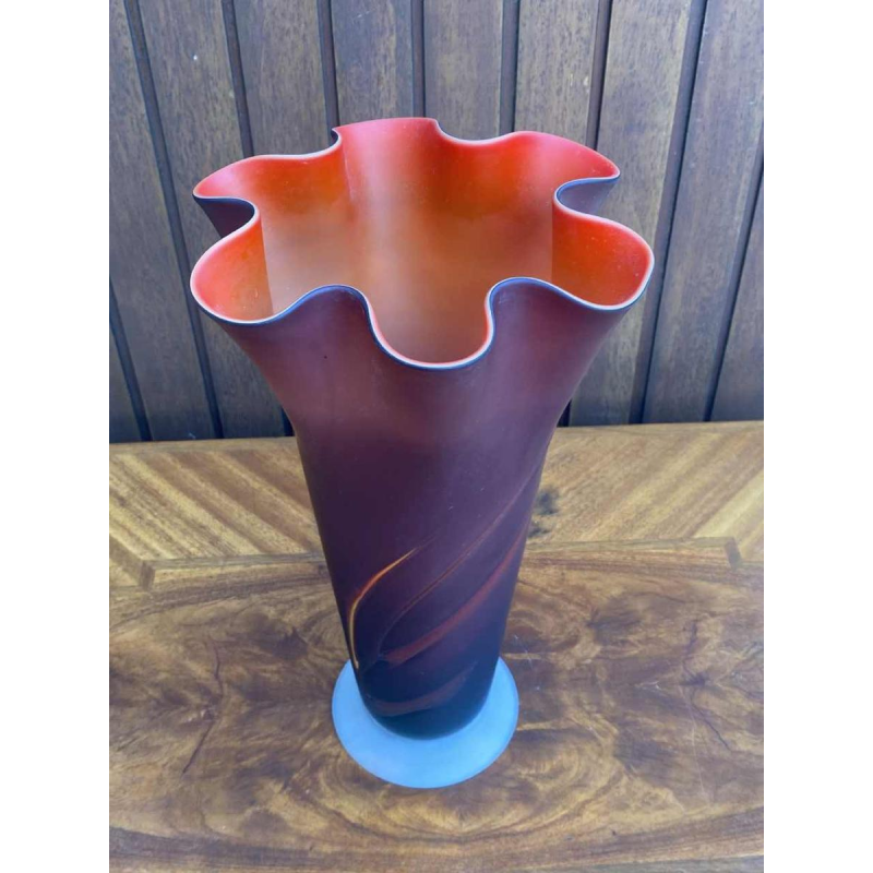 Murano, vase en verre multi couches, ca 1960