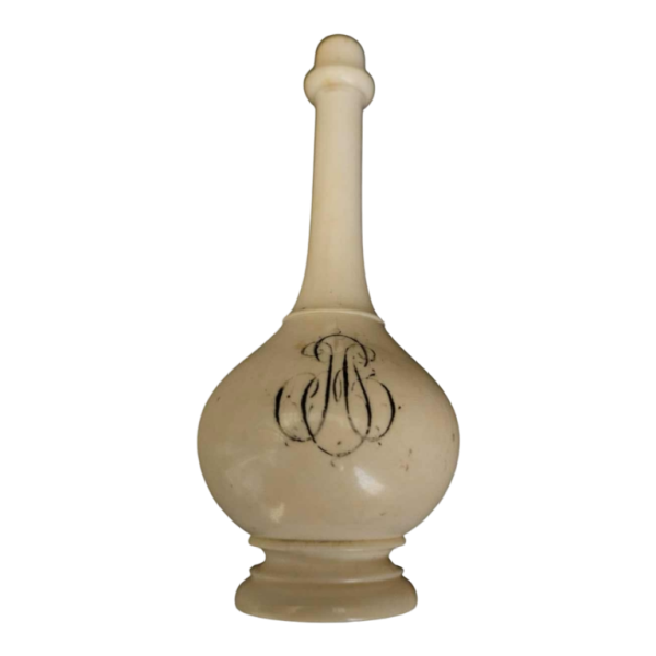 Dieppe ivory glove powder box, 19th century