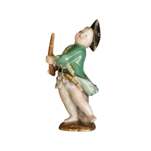 Meissen porcelain, Child with gun figurine, Germany late 19th c