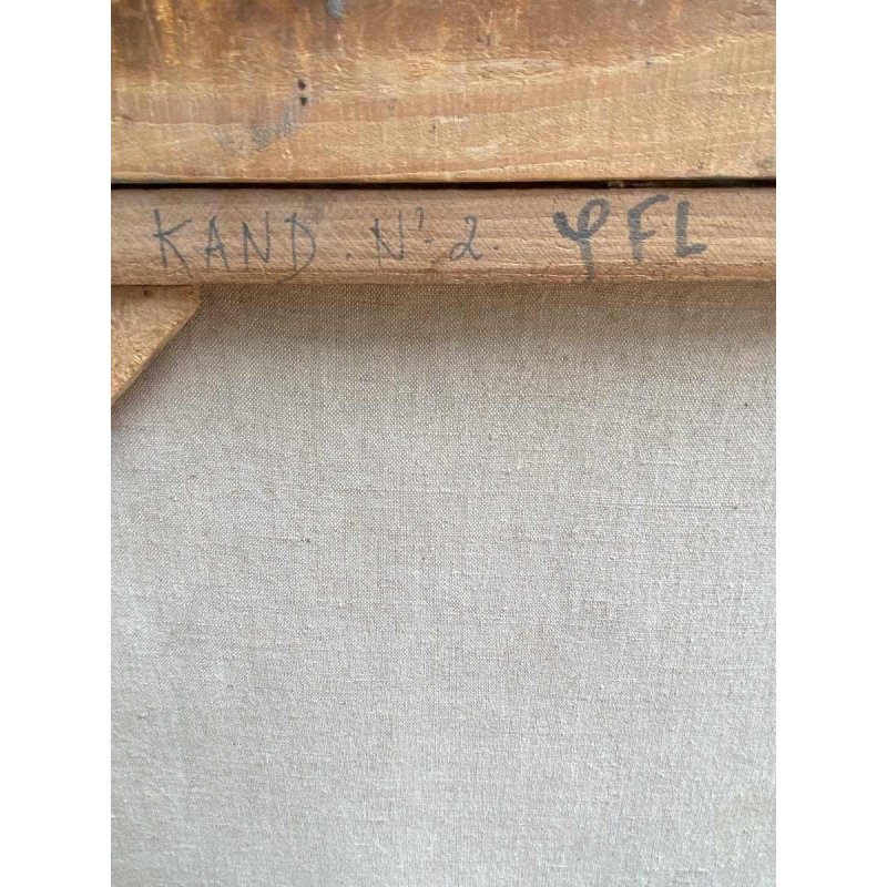 Schilderij Helmut Kand (1946) canvas poëtisch surrealisme