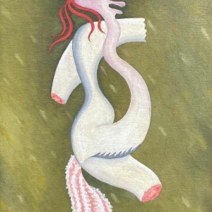 Painting signed M. Sanz 1946