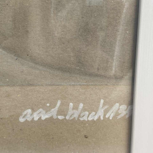 Chaima Bhouri 'Reflexion translucide' dessin au crayon sur papier