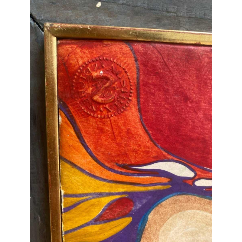 Schilderij Helmut Kand (1946) canvas poëtisch surrealisme