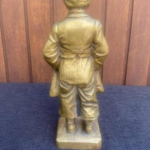 Giuseppe M. Picciole, sculpture garçon en bronze, ca 1900