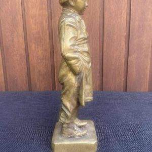 Giuseppe M. Picciole, bronze sculpture of a boy, ca 1900