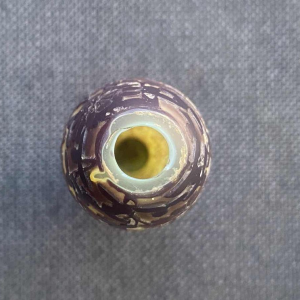 DE VEZ "Lake Annecy landscape" Art Nouveau cameo glass vase, ca 1900