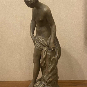 Falconet sculpture of a woman in terracotta 1900 Sèvres