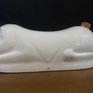 Pair of porcelain opium smoker's headrest cushions, China ca 1920