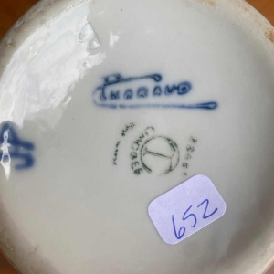 Vase by Camille Tharaud Art Deco 1920 in Limoges porcelain France