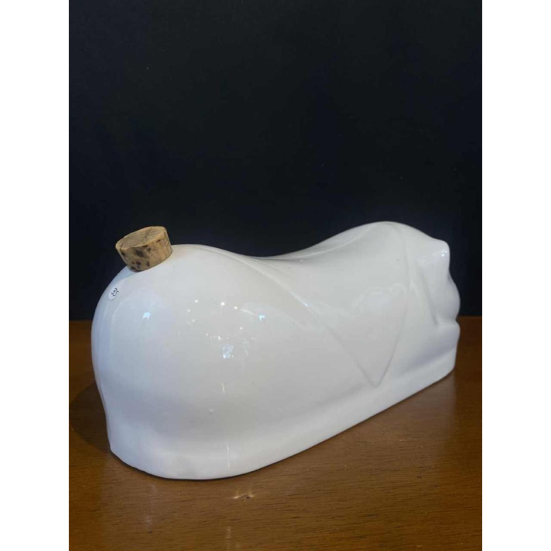 Paire de coussins repose-tête de fumeur d'opium en porcelaine, Chine ca 1920