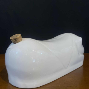 Paire de coussins repose-tête de fumeur d'opium en porcelaine, Chine ca 1920