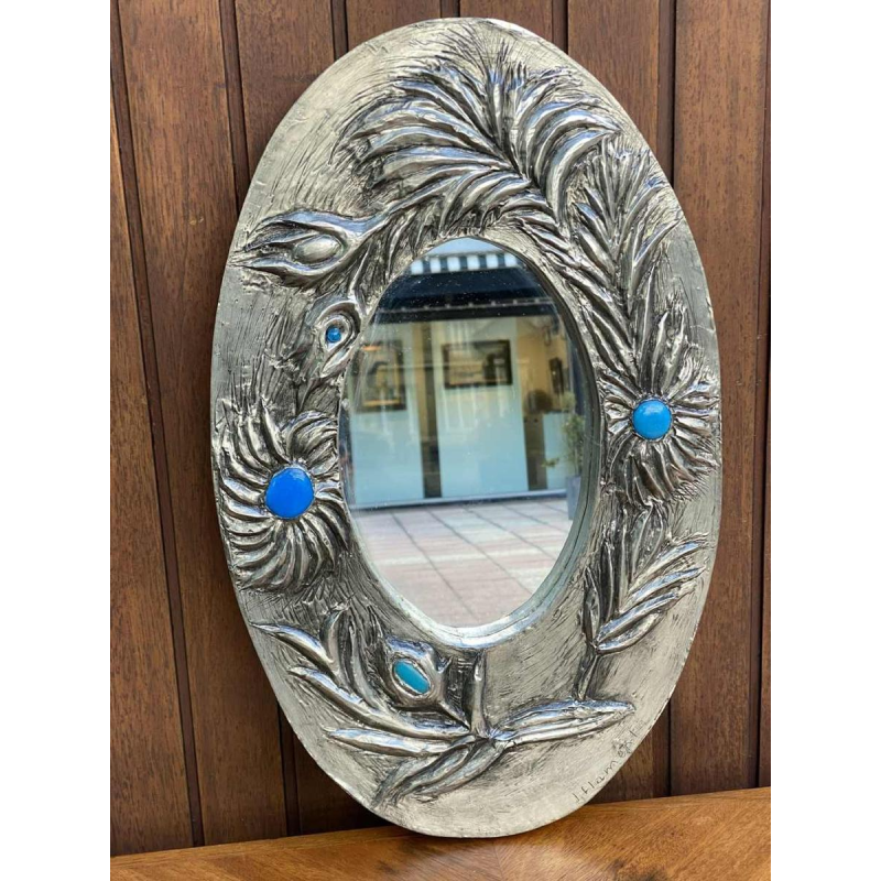 Flament J, miroir à la feuilles d'étain