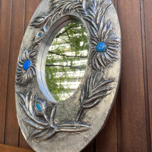 Flament J, miroir à la feuilles d'étain