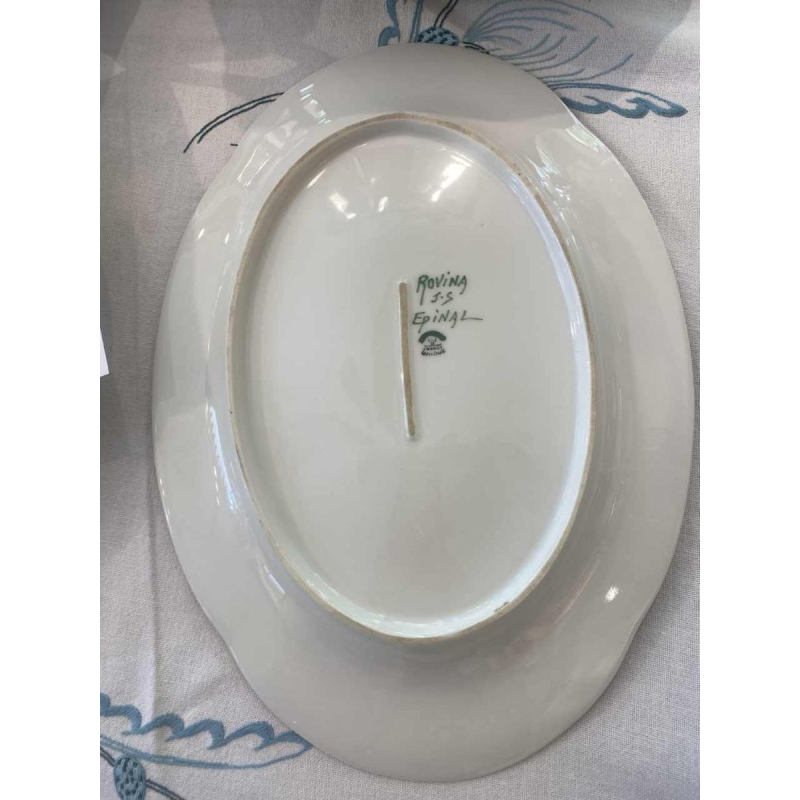 ROVINA EPINAL, dinner service 73 pieces gilded with fine gold