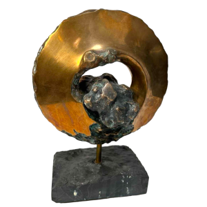 Béatrice Jaber, brons sculptuur van een truffel, in opdracht van het restaurant "La Truffe Noire"