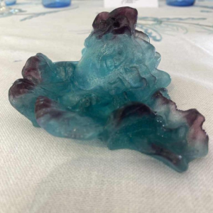 Abstracte pâte de verre bureaumat gesigneerd Daum Frankrijk